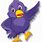 Purple Bird Cartoon