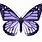 Purple Butterfly Painting