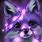 Purple Fox Wallpaper