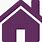 Purple House Icon