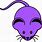 Purple Mouse Cartoon