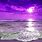 Purple Ocean Water