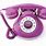 Purple Old Phone
