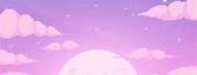 Purple Pastel Galaxy Pixel Background
