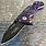 Purple Pocket Knife