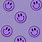 Purple Smiley-Face Wallpaper