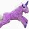 Purple Stuffed Unicorn