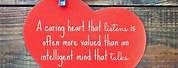 Quotes About a Caring Heart