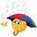 Rain Smiley Emoji