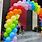 Rainbow Balloon Arches