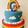 Rainbow Dash Birthday Cake