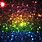 Rainbow Galaxy Stars