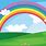 Rainbow Sky Cartoon