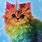 Rainbow Unicorn Kitty Cat