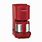 Red 4 Cup Coffee Maker