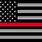 Red Line American Flag