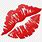 Red Lips Kiss Emoji