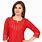 Red Tunic Tops for Women