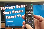 Resetting a Sony TV