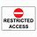 Restricted Access Symbol