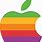 Retro Apple Logo