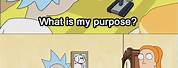 Rick and Morty What Is My Purpose Meme