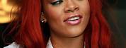 Rihanna Red Hair Angry