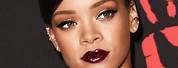 Rihanna with Dark Lips