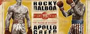 Rocky vs Apollo Poster