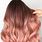 Rose Gold Hair Tips