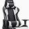 S Racer Gaming Chair Black and White