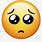 Sad Eyes Face Emoji