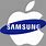 Samsung Apple Logo