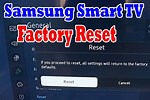 Samsung TV Factory Reset