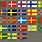 Scandinavian Flags Labeled