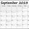 September Printable Calendar with Holidays