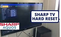 Sharp Aquos TV Hard Reset