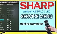 Sharp TV Reset Button