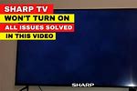 Sharp TV Won't Turn On Power Light Blinks