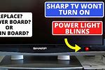 Sharp Tv Red Light