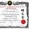 Shotokan Karate Certificates