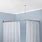 Shower Curtain Rod Ceiling Support
