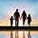 Silhouette of Family