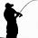 Silhouette of a Fisherman