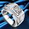 Silver Diamond Rings for Men