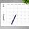 Simple Monthly Calendar Template