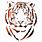 Simple Tiger Stencil
