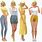 Sims 4 CC Yellow Dress