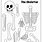 Skeleton Cut Out Craft