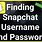 Snapchat Accounts and Passwords